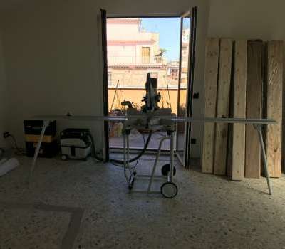 Preparazione cantiere e scelta plance